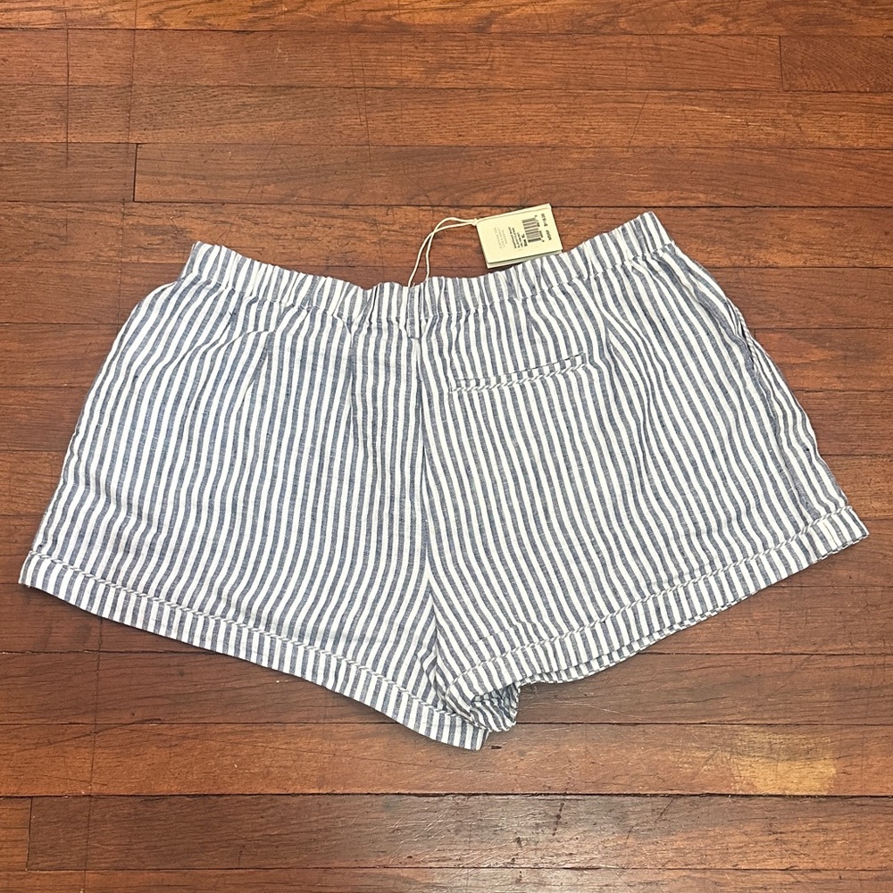 Faherty Sagaponack Striped Shorts - Blue and White NWT XL - Picture 5 of 5